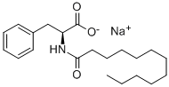 N-十二碳酰基-L-苯丙氨酸钠 结构式