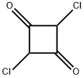 1,3-Cyclobutanedione,  2,4-dichloro- 化学構造式