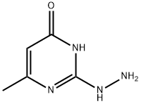 2-肼基-6-甲基嘧啶-4-醇,37893-08-6,结构式