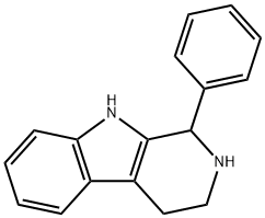 1-苯基-2,3,4,9-四氢-1H-吡啶并[3,4-B]吲哚,3790-45-2,结构式