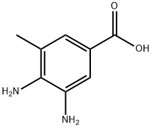 3,4-DIAMINO-5-METHYLBENZOIC ACID Struktur