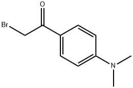 2-BROMO-1-(4-DIMETHYLAMINO-PHENYL)-ETHANONE Struktur