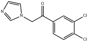 1-(3,4-DICHLOROPHENYL)-2-(1H-IMIDAZOL-1-YL)ETHANONE 化学構造式