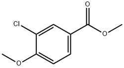3-氯-4-甲氧基苯甲酸甲酯,37908-98-8,结构式
