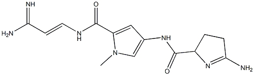 4-[(5-Amino-3,4-dihydro-2H-pyrrol-2-yl)carbonylamino]-N-(3-amino-3-imino-1-propenyl)-1-methyl-1H-pyrrole-2-carboxamide|