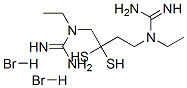 1-[2-[2-(carbamimidoyl-ethyl-amino)ethyldisulfanyl]ethyl]-1-ethyl-guan idine dihydrobromide Structure