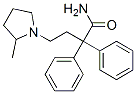 1-Pyrrolidinebutanamide, 2-methyl-alpha,alpha-diphenyl- 结构式