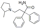 1-Pyrrolidinebutanamide, 2-methyl-alpha,alpha-diphenyl-,37918-25-5,结构式