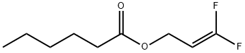 Hexanoic acid 3,3-difluoroallyl ester,3792-85-6,结构式