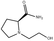 2-Pyrrolidinecarboxamide,1-(2-hydroxyethyl)-,(2S)-(9CI) Struktur