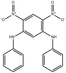 N,N′-ジフェニル-4,6-ジニトロ-1,3-ベンゼンジアミン 化学構造式