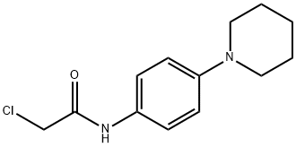 2-CHLORO-N-(4-PIPERIDIN-1-YL-PHENYL)-ACETAMIDE 化学構造式