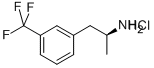 S-(+)-Α-METHYL-3-(TRIFLUOROMETHYL)BENZENEETHANAMINE 盐酸盐, 37936-89-3, 结构式