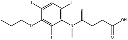 부탄산,4-(메틸(2,4,6-트리요오도-3-프로폭시페닐)아미노)-4-옥소-