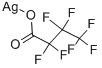 ヘプタフルオロ酪酸銀 化学構造式