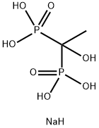 (1-ヒドロキシエタン-1,1-ジイル)ビス(ホスホン酸ジナトリウム) 化学構造式