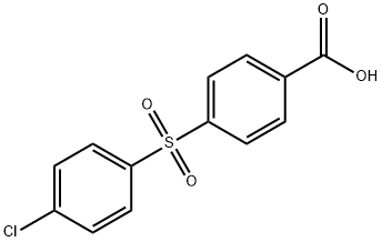 4-[(4-Chlorophenyl)sulfonyl]benzoic acid,37940-65-1,结构式