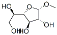 .alpha.-D-Galactofuranoside, methyl Structure