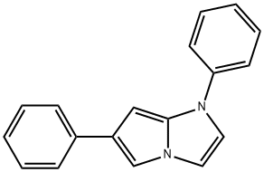 1,6-Diphenyl-1H-pyrrolo(1,2-a)imidazole Struktur