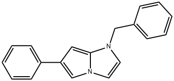 1-Benzyl-6-phenyl-1H-pyrrolo(1,2-a)imidazole Struktur