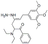 2-Benzoylamino-N-[2-(diethylamino)ethyl]-3-(3,4,5-trimethoxyphenyl)propenamide Structure