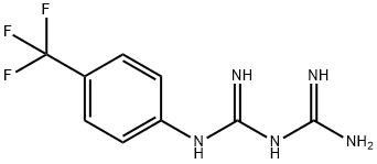 1-(4-(TRIFLUOROMETHYL)PHENYL)BIGUANIDE Structure