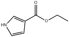 1H-吡咯-3-羧酸乙酯, 37964-17-3, 结构式