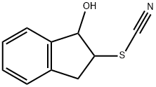 Thiocyanic acid, 2,3-dihydro-1-hydroxy-1H-inden-2-yl ester (9CI)|