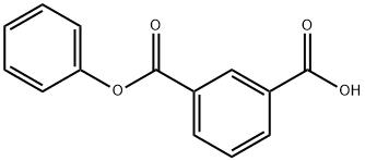 1,3-Benzenedicarboxylic acid, Monophenyl ester 结构式