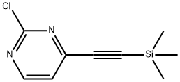 2-Chloro-4-trimethylsilanylethynyl-pyrimidine,37972-23-9,结构式