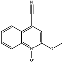 4-Quinolinecarbonitrile,  2-methoxy-,  1-oxide Structure