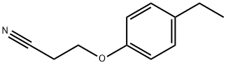 Propanenitrile, 3-(4-ethylphenoxy)- (9CI) 结构式