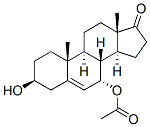 Androst-5-en-17-one, 7-(acetyloxy)-3-hydroxy-, (3beta,7alpha)- (9CI) 结构式