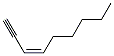 (Z)-3-ノネン-1-イン 化学構造式