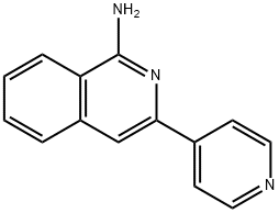 1-Isoquinolinamine, 3-(4-pyridinyl)- 结构式