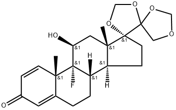 9-Fluoro-11β-hydroxy-17,20:20,21-bis(Methylenedioxy)-pregna-1,4-dien-3-one|9-Fluoro-11β-hydroxy-17,20:20,21-bis(Methylenedioxy)-pregna-1,4-dien-3-one