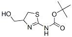 Carbamic  acid,  [4,5-dihydro-4-(hydroxymethyl)-2-thiazolyl]-,  1,1-dimethylethyl  ester  (9CI) 结构式