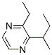 2-Ethyl-3-(1-methylpropyl)pyrazine,38028-72-7,结构式