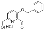 3-BENZYLHYDROXY-6-HYDROXYMETHYLPYRIDINE-2-CARBOXALDEHYDE HYDROCHLORIDE Structure