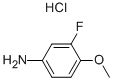 3-FLUORO-4-METHOXYANILINE HYDROCHLORIDE Struktur