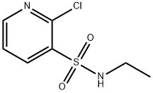 2-chloro-N-ethylpyridine-3-sulfonamide,38030-55-6,结构式