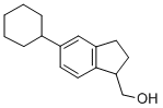 (+-)-5-Cyclohexyl-1-indanmethanol Structure