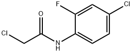 2-氯-N-(4-氯-2-氟-苯基)乙酰胺, 380345-39-1, 结构式