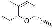 2H-Pyran, 2-ethyl-6-ethynyl-5,6-dihydro-3-methyl-, (2R,6R)- (9CI),380355-92-0,结构式