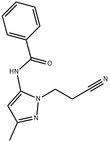 380392-15-4 Benzamide, N-[1-(2-cyanoethyl)-3-methyl-1H-pyrazol-5-yl]- (9CI)