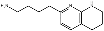 5,6,7,8-テトラヒドロ-1,8-ナフチリジン-2-ブチルアミン 化学構造式