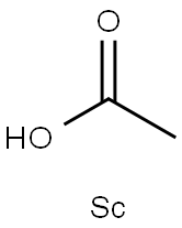 乙酸钪,3804-23-7,结构式