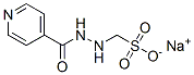 2'-(sulphomethyl)isonicotinohydrazide, monosodium salt Structure