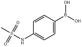4-甲基磺酰氨基苯基硼酸, 380430-57-9, 结构式