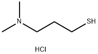 1-Propanethiol, 3-(diMethylaMino)-, hydrochloride 结构式